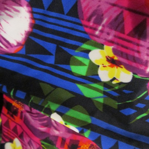 NWT Strapless Navy Floral Gottex 1 Piece Swimsuit - Picture 3 of 5